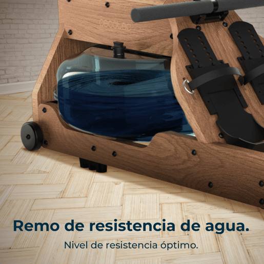 Remos de água Drumfit Rower 20000 Neptuno Wood Cecotec