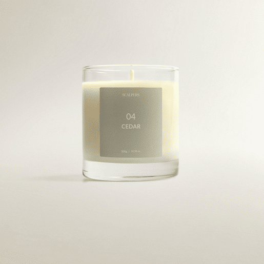 Vela Perfumada 300gr Scalpers Cedro Aroma