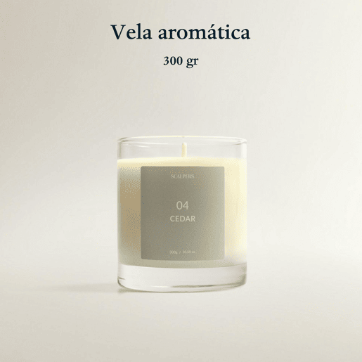 Vela Perfumada 300gr Scalpers Cedro Aroma