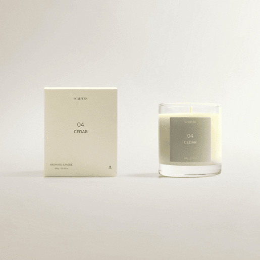 Vela Perfumada 300gr Scalpers Cedro Aroma