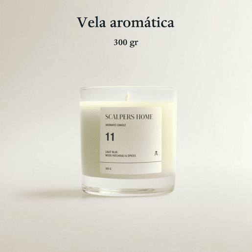 Vela Aromática 300gr Aroma White Lotus Scalpers Vela Aromática 300gr Aroma White Lotus Scalpers