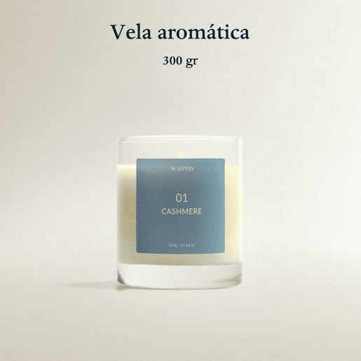 Vela Perfumada 300gr Aroma Cashmere Scalpers