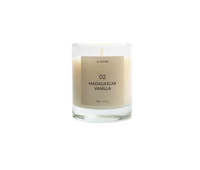Vela aromática 200gr aroma vainilla de madagascar scalpers