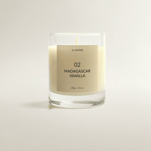 Vela Perfumada 200gr Madagascar Baunilha Scalpers Vela Perfumada 200gr Madagascar Baunilha Scalpers