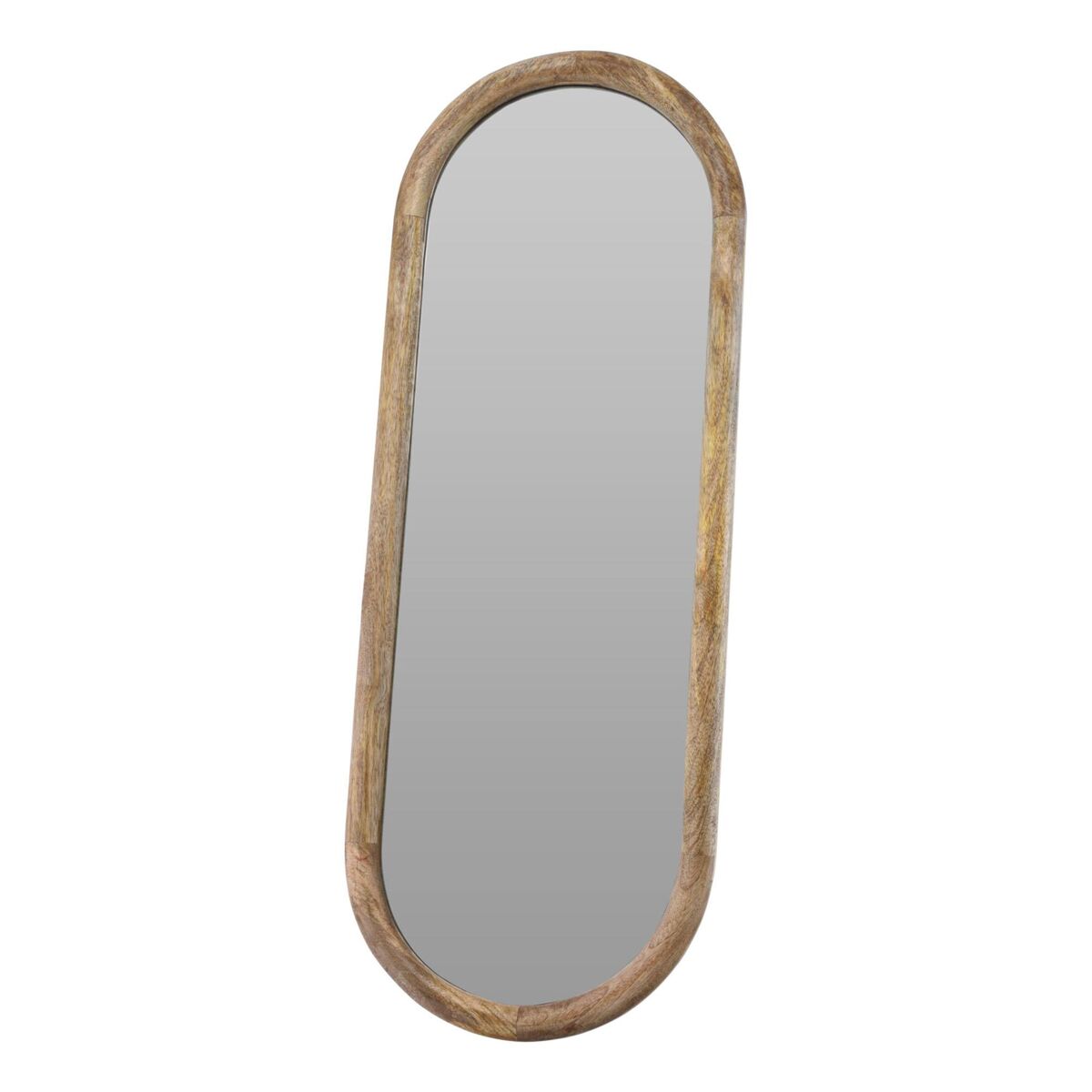 Well home espejo ovalado en madera h.77,5cm