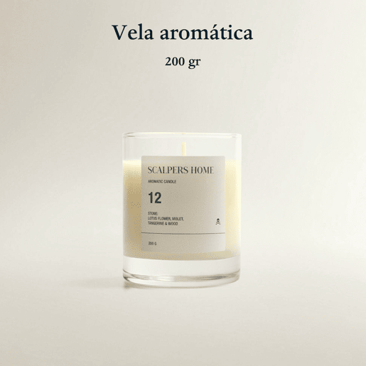 Vela Aromática 200gr Pedra Aroma Scalpers Vela Aromática 200gr Pedra Aroma Scalpers
