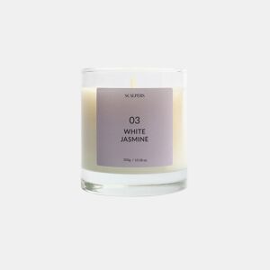Vela Perfumada 300gr Aroma Jasmim Branco Scalpers
