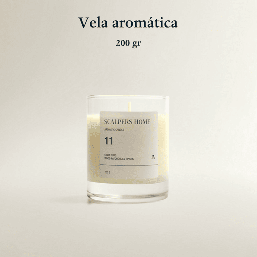 Vela Aromática 200gr Aroma White Lotus Scalpers