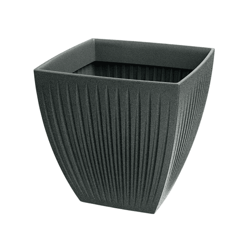 Vaso Latia Square MIDL Ø30x30 Granito Grafite