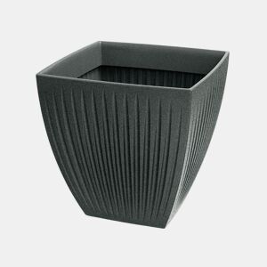 Vaso Latia Square MIDL Ø30x30 Granito Grafite