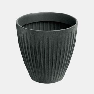 Latia Vaso redondo MIDL Ø40x40 granito grafite