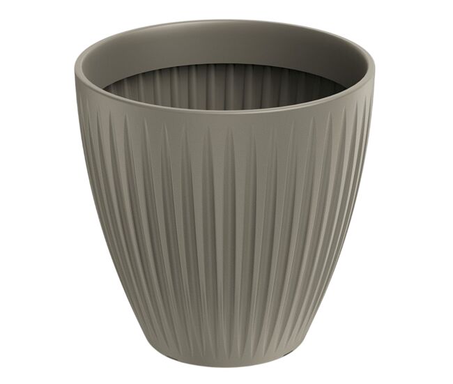 Maceta latia round midl ø60x58 mocca