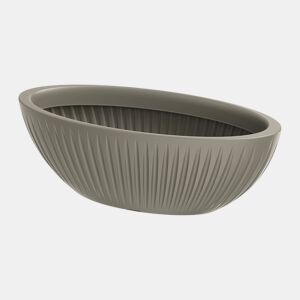 Pote oval Latia 58x24x20 mocca