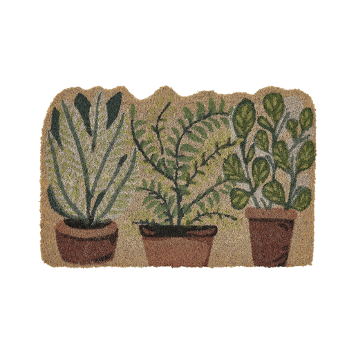 Tapete de entrada ANAMUDI Natural 40 x 60 cm Fibra de coco