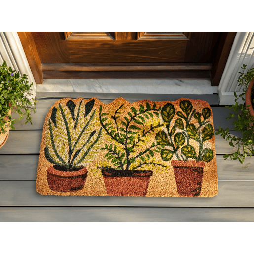 Tapete de entrada ANAMUDI Natural 40 x 60 cm Fibra de coco
