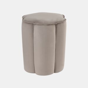Pufe TAPPEN Veludo Taupe 39 cm 39 cm 45 cm