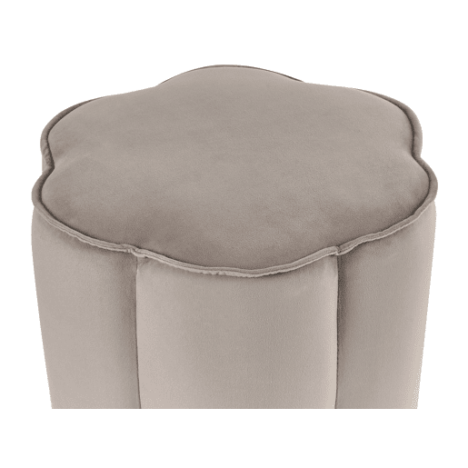Pufe TAPPEN Veludo Taupe 39 cm 39 cm 45 cm