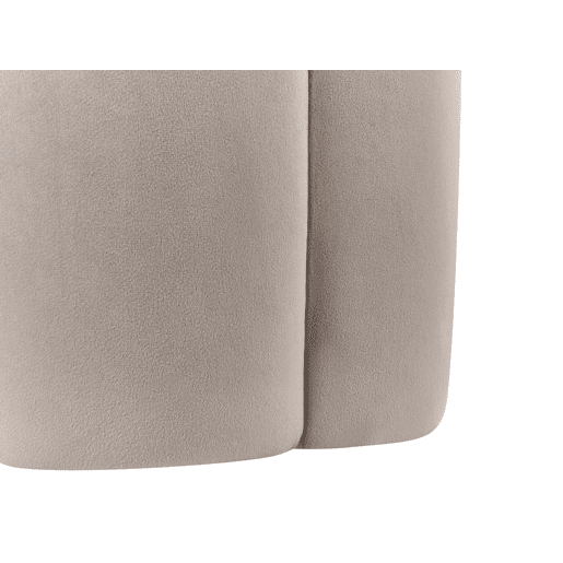 Pufe TAPPEN Veludo Taupe 39 cm 39 cm 45 cm