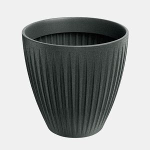 Latia Vaso redondo MIDL Ø48x48 granito grafite