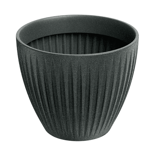 Latia Vaso redondo Ø40x33 granito grafite Latia Vaso redondo Ø40x33 granito grafite