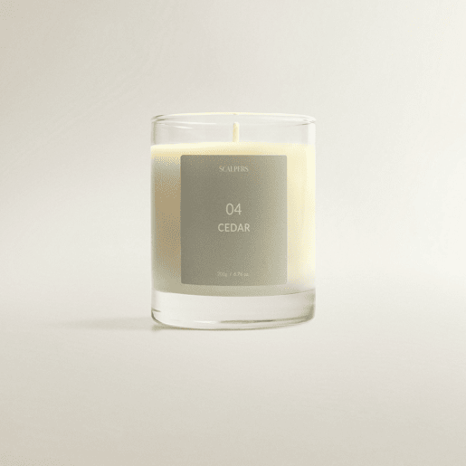 Vela Perfumada 200gr Aroma Cedro Scalpers