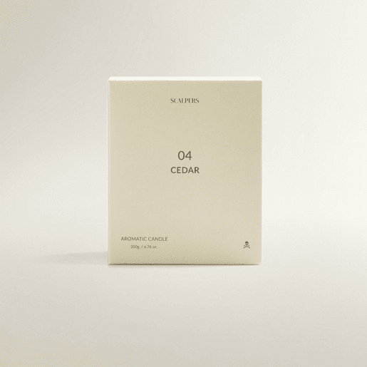 Vela Perfumada 200gr Aroma Cedro Scalpers