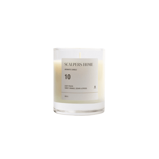 Vela Perfumada 200gr Aroma Leve Pêssego Scalpers