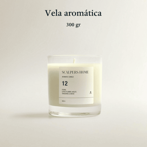 Vela Aromática 300gr Pedra Aroma Scalpers