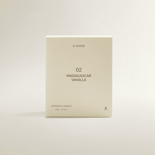 Vela Perfumada 300gr Madagascar Baunilha Scalpers