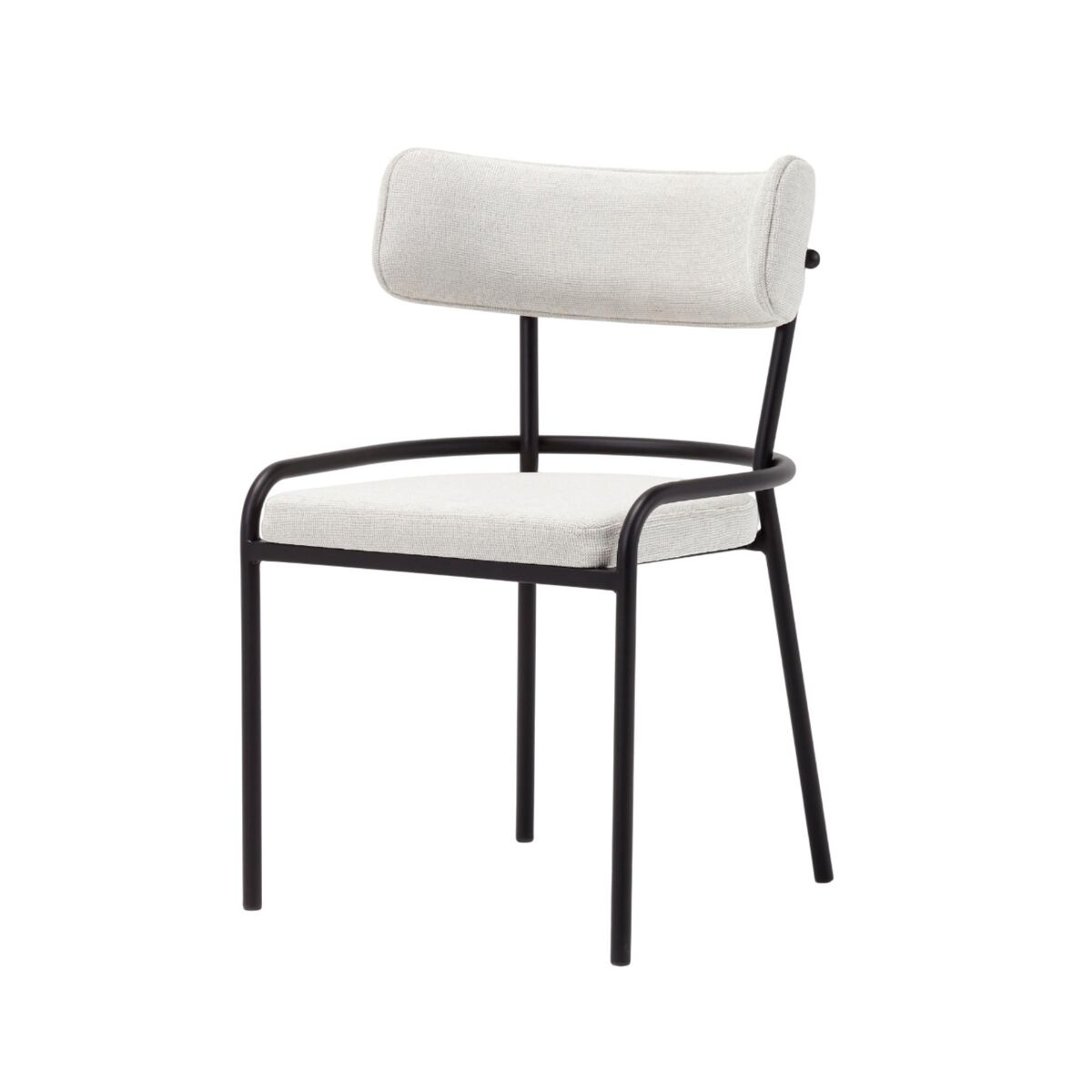 well home silla pole beige - diseno minimalista - ideal para espacios modernos y sofisticados - 55x60x95cm