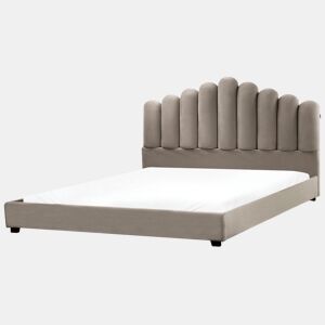 Beliani Cama de água Veludo VINCENNES