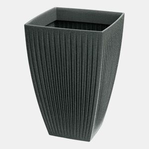 Vaso Latia Square HIGH Ø40x40 Granito grafite