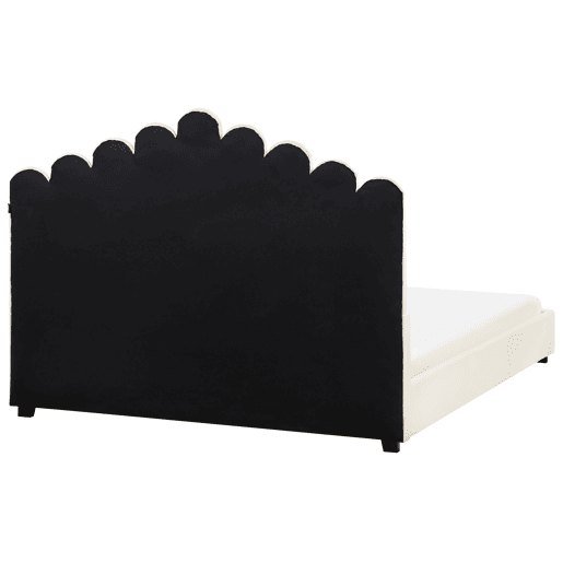 Beliani Cama de água Veludo VINCENNES
