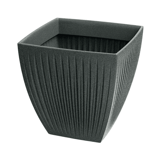 Vaso Latia Square MIDL Ø40x40 Granito grafite