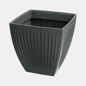 Vaso Latia Square MIDL Ø40x40 Granito grafite