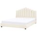 Beliani Cama Terciopelo VINCENNES 185x213 Beliani Cama Terciopelo VINCENNES 185x213 Crema