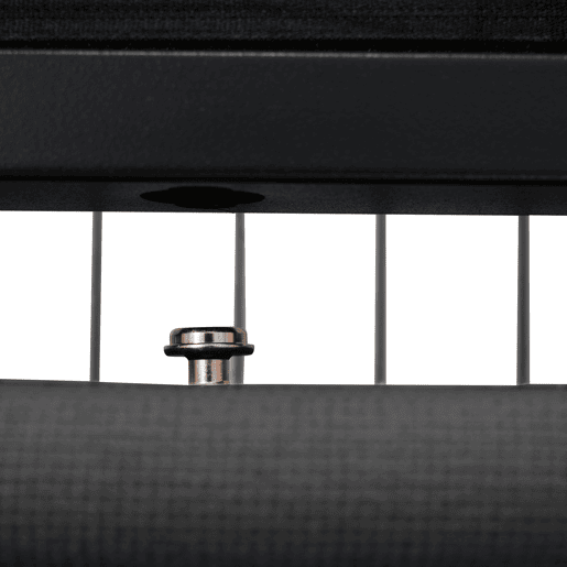 Cama estofada 140x200cm em linho - com 2 gavetas + LED + estrado - Cinzento