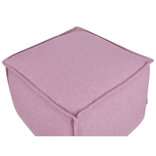 Pufe SHERALI Algodão Rosa 50 cm 50 cm 30 cm