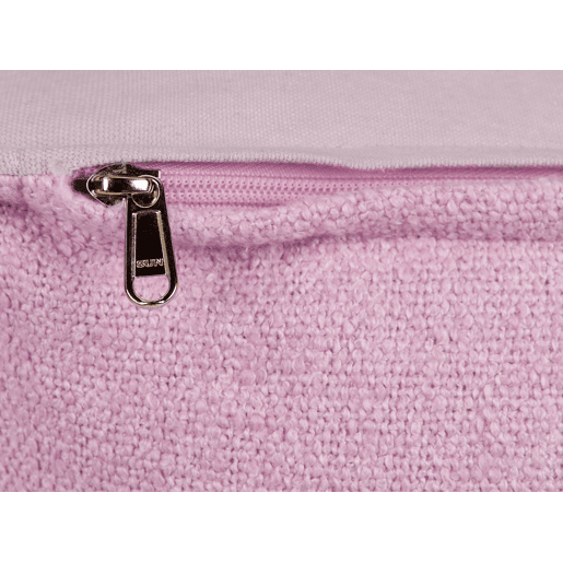 Pufe SHERALI Algodão Rosa 50 cm 50 cm 30 cm