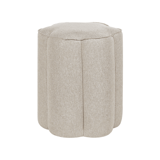 Pufe TAPPEN Linho sintético Creme 39 cm 39 cm 45 cm