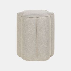 Pufe TAPPEN Linho sintético Creme 39 cm 39 cm 45 cm