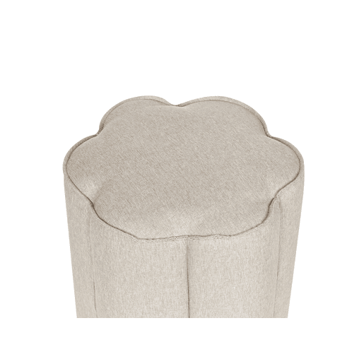 Pufe TAPPEN Linho sintético Creme 39 cm 39 cm 45 cm