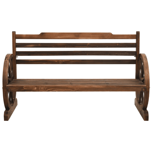 vidaXL Banco de jardim 112 cm madeira de abeto maciça vidaXL Banco de jardim 112 cm madeira de abeto maciça