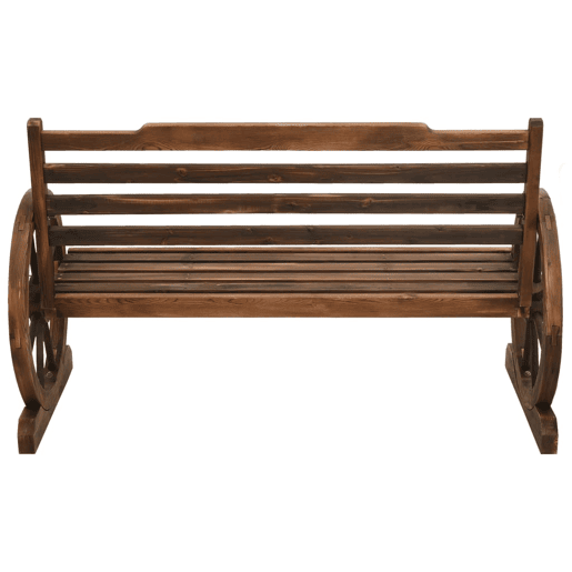 vidaXL Banco de jardim 112 cm madeira de abeto maciça vidaXL Banco de jardim 112 cm madeira de abeto maciça