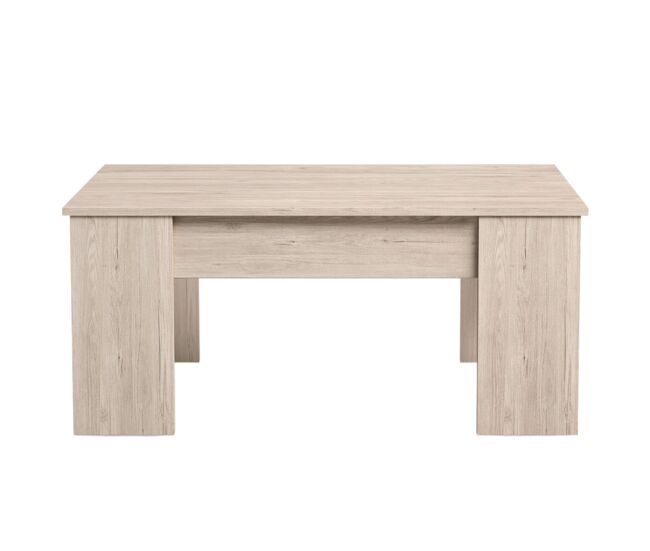 Mesa de centro elevable Low salón comedor color color sahara estilo moderno mueble 100x45x50cm