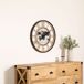 Reloj de Pared para Salón y Comedor Moderno Alessio Reloj de Pared para Salón y Comedor Moderno Alessio Negro/ Madera