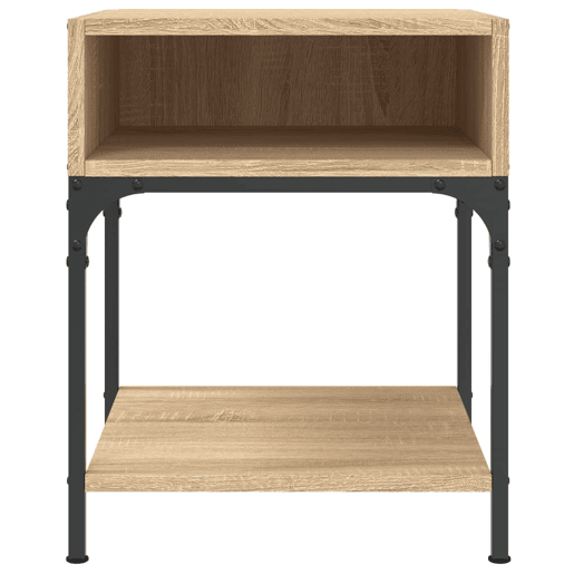 vidaXL Mesas cabeceira 2pcs 40x41x50 cm deriv. madeira carvalho sonoma