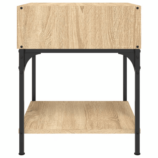vidaXL Mesas cabeceira 2pcs 40x41x50 cm deriv. madeira carvalho sonoma