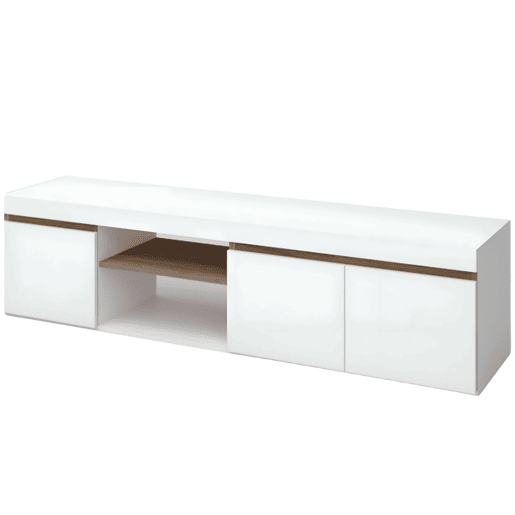 Suporte de TV, Branco Fosco e Natural, Médio Suporte de TV, Branco Fosco e Natural, Médio