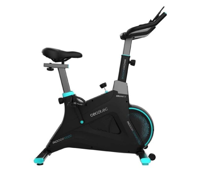 Cecotec bicicleta estática indoor profesional con resistencia magnética drumfit indoor professional incline. app